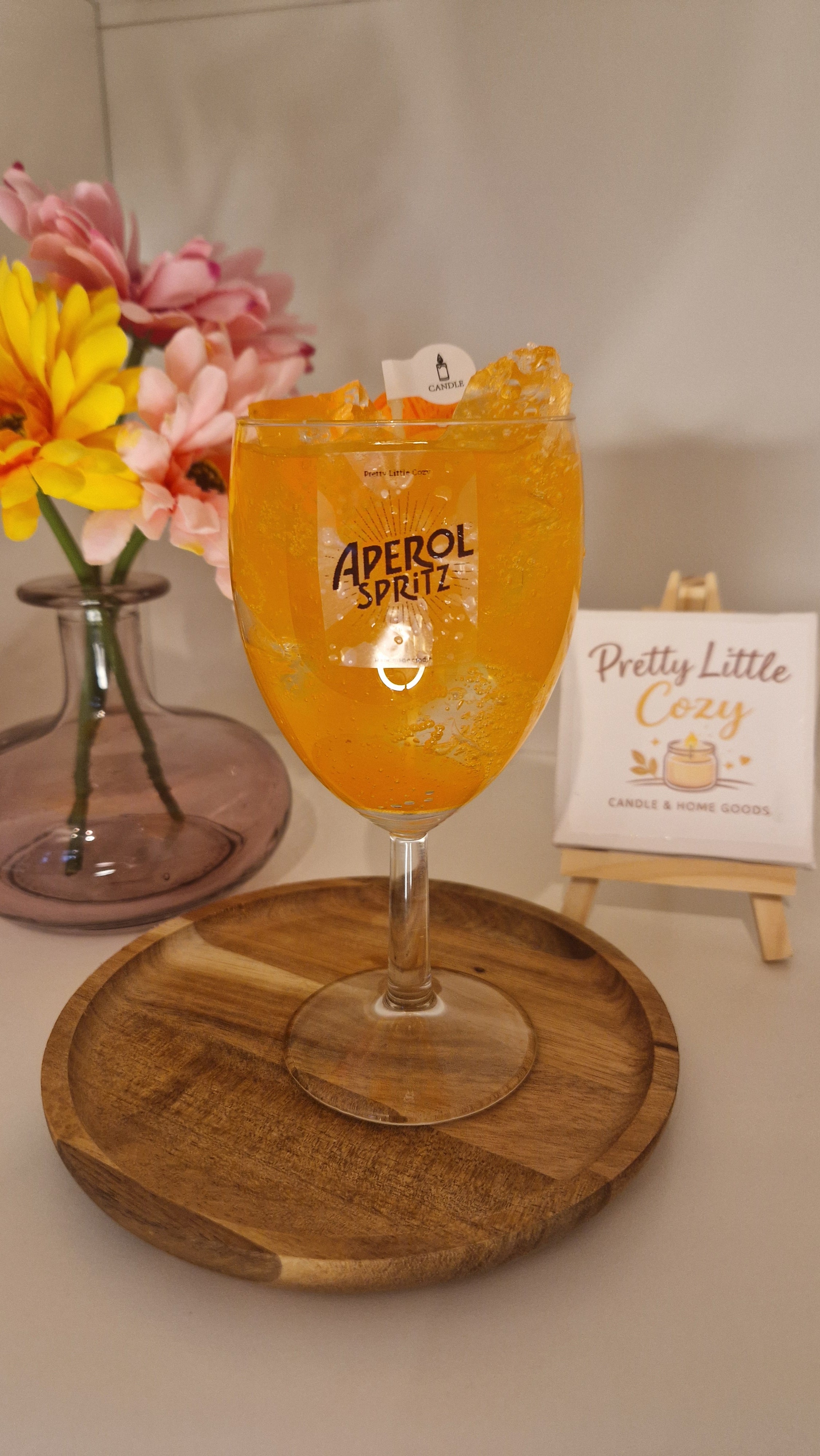 Kaars - Aperol Spritz